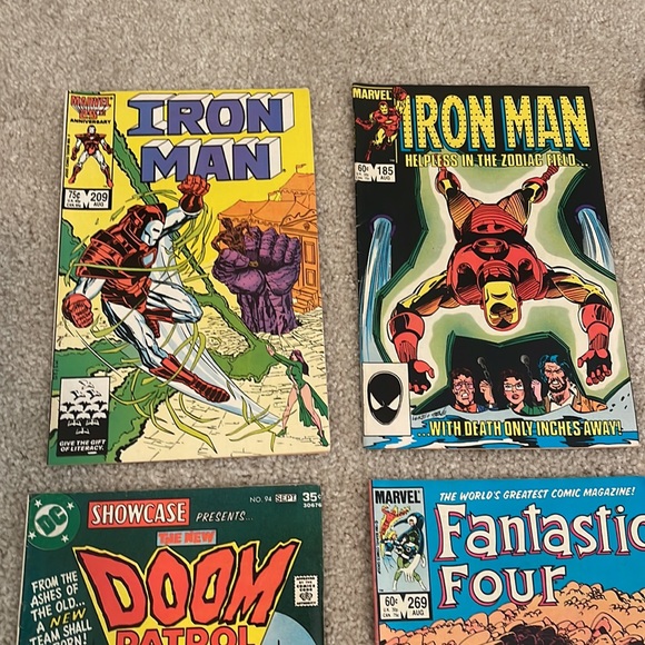 Lot of 6 Comics Iron man Swamp Thing Many more - Picture 2 of 5